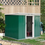 YASN 9ft x 4ft Corrugated Garden Metal Storage Shed