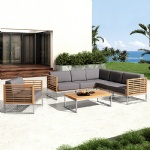 YASN Stainless Steel Luxury Garden Furniture Outdoor Furniture Set