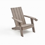 YASN HDPE Plastic Outdoor Furniture Adirondack Chair