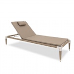 YASN Modern Luxury Stainless Steel Pool Chair Sun Lounger